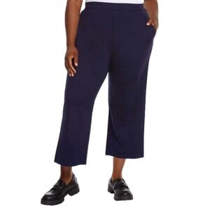 Gloria Vanderbilt Ladies Straight Leg Ponte Pant Cropped Length Navy LG. 12-14